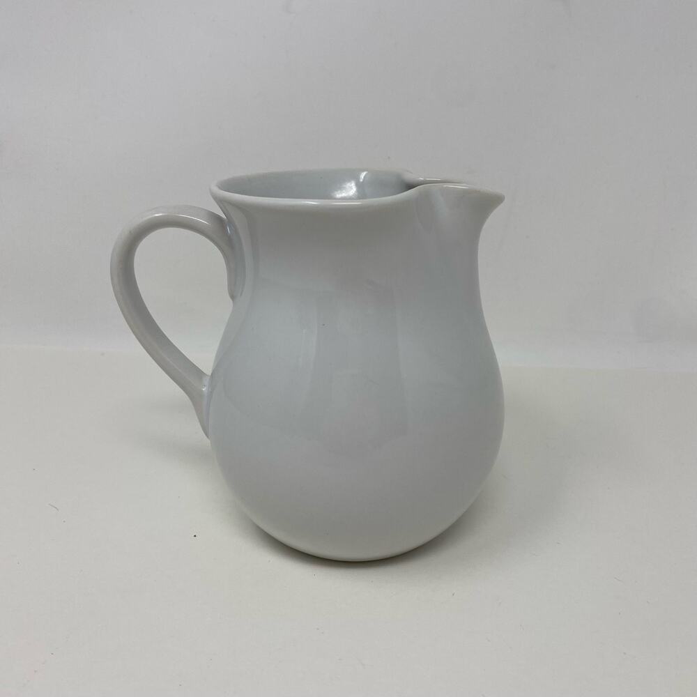 White pitcher 5” Chantal